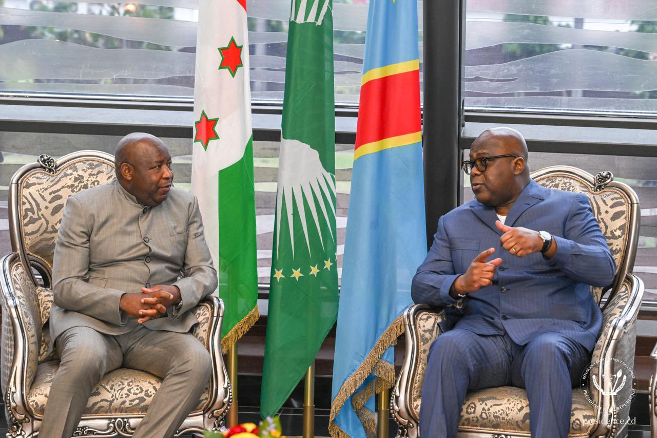 ‎Ebola en Ituri : à Kinshasa, Évariste Ndayishimiye appelle la communauté internationale à maintenir les frontières ouvertes avec la RDC