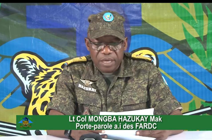 RDC : les Forces armées fustigent la stratégie de « M23-AFC » à discréditer l’Etat congolais - ACP