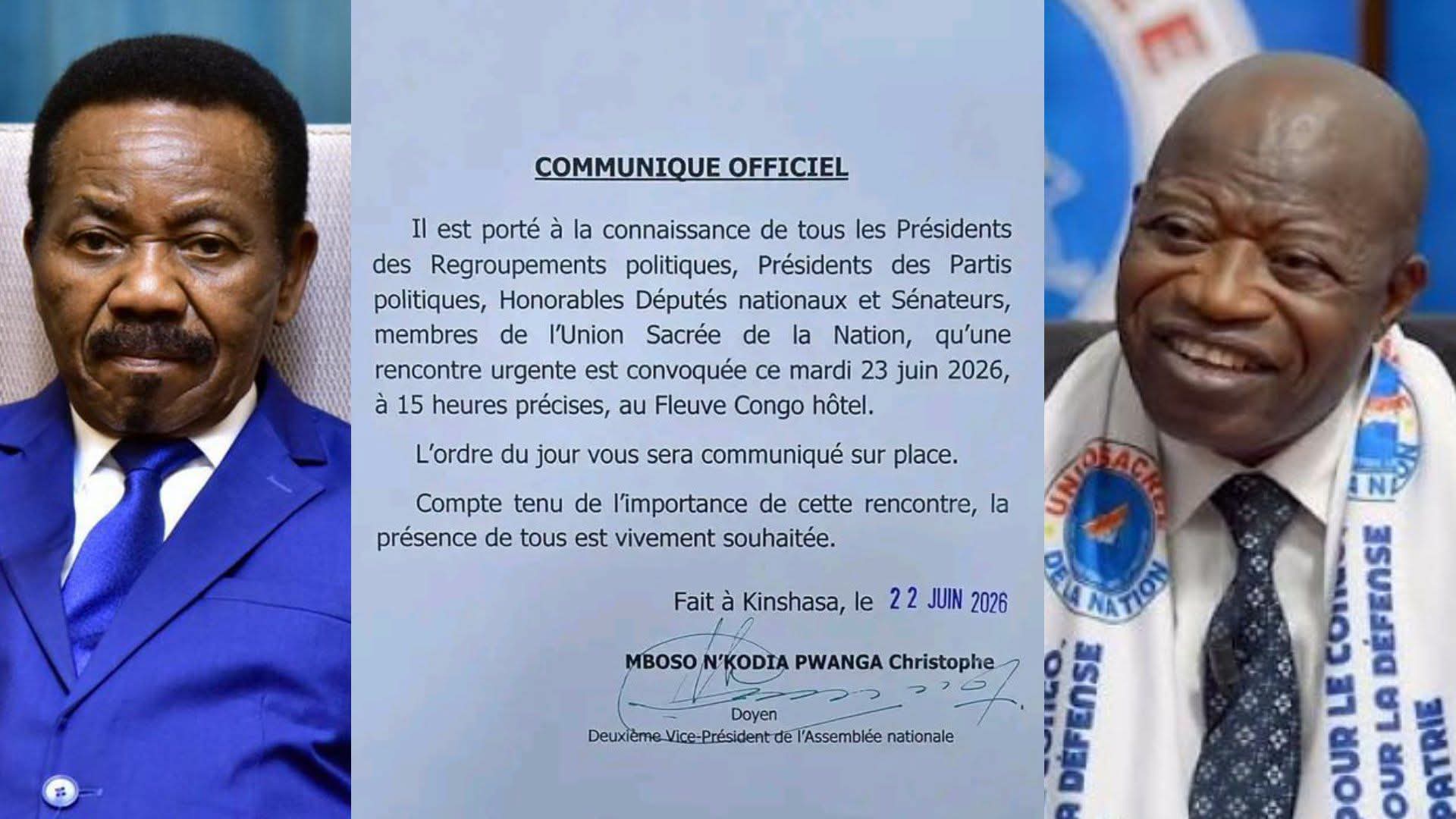 RDC : Tonton Mbata recadre Pépé Mboso, ça sent du rififi